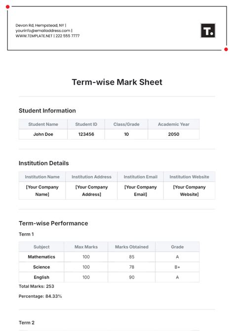 Image result for HTML Mark Sheet Code