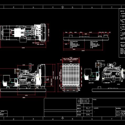CAD File for 1250 Kva Open Generator Room Arrangment に対する画像結果