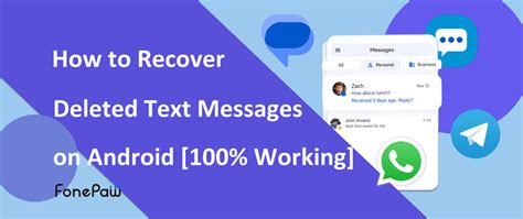 Toradh íomhá ar Recover Deleted Text Messages Android