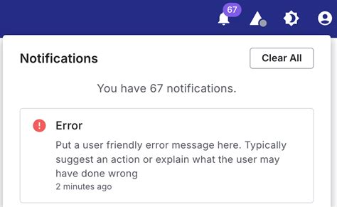 Image result for Error Notification Message App