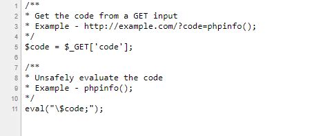 Code Injections に対する画像結果