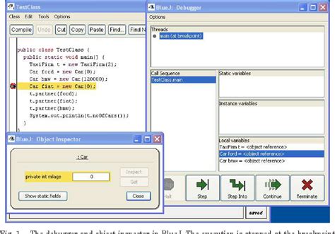 Image result for BlueJ Debugger