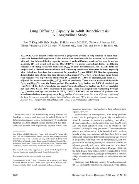 Toradh íomhá ar Diffusing Capacity