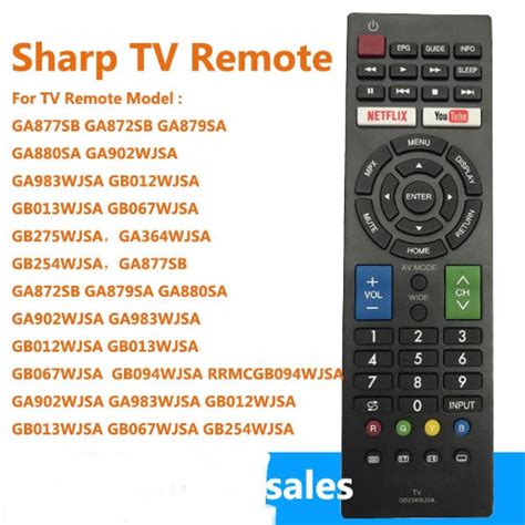 Toradh íomhá ar Sharp LCD TV Remote Control