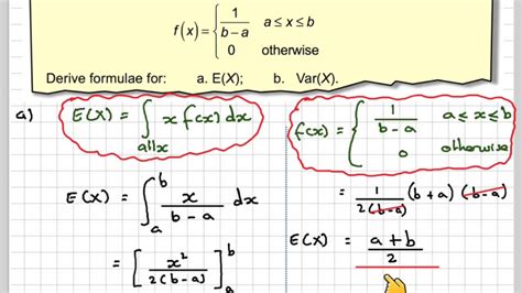 Image result for Uniform Distribution Variance Formula