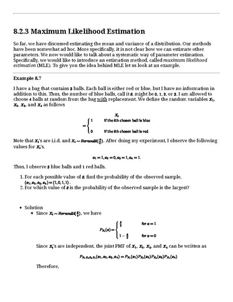 Image result for Maximum Likelihood Estimation