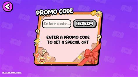 Promo Code Sample Screen에 대한 이미지 결과