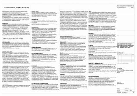 Toradh íomhá ar Construction Documents General Notes