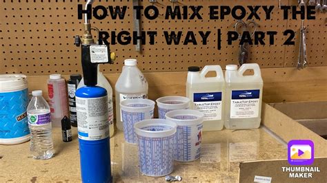 Image result for How to Mix Clear Epoxy and Resin Glue