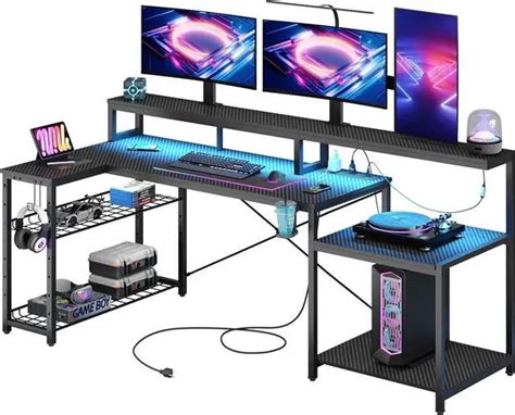 Cool Computer Desk with Storage എന്നതിനുള്ള ഇമേജ് ഫലം