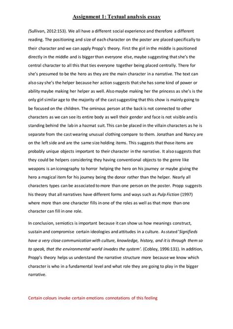 Image result for Textual Analysis Essay Examples