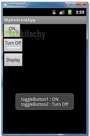 Toradh íomhá ar Android Toggle Switch