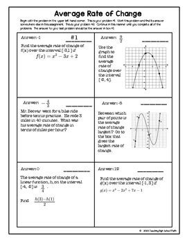 Image result for Rate of Change Problems Precalculus