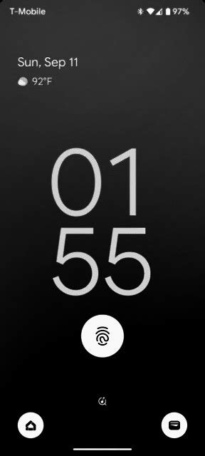 Image result for +One Plus 7 Pro Lock Screen Clock