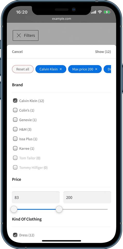 Toradh íomhá ar Android Search Filter