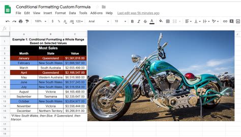 Conditional Formatting in Google Sheets に対する画像結果