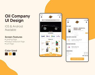 Image result for UI Mobile UI Comma Oil