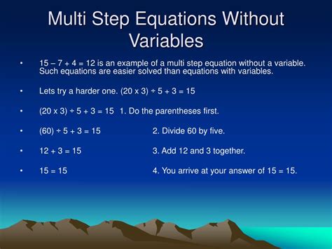 Multi-Step Equations Examples に対する画像結果