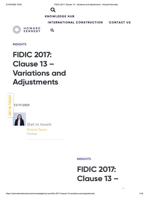 Toradh íomhá ar Variations FIDIC
