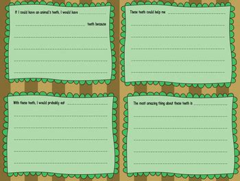 Image result for What If You Had Animal Teeth Printable