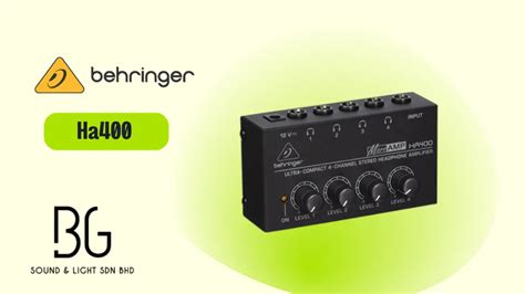 Image result for Behringer HA400