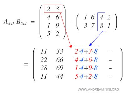 Example of Multiplication Matrix Step by Step に対する画像結果