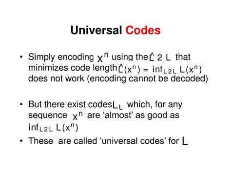 Image result for Universal Codings