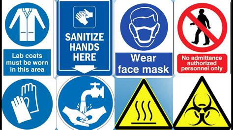 Toradh íomhá ar Lab Warning Signs