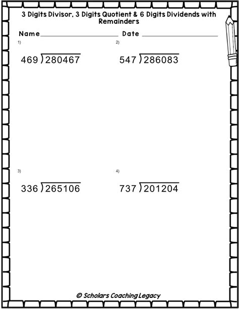 Image result for Math Division 3 Digit