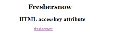 Image result for How to Use Access Key in HTML
