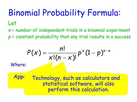 Image result for Binomial Probability Formula Definition