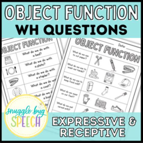 Image result for Object Function Home Worksheet