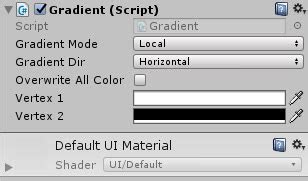 Gradient UILoader に対する画像結果