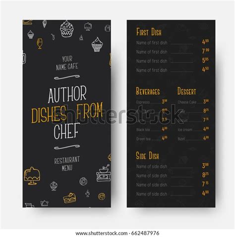 Image result for Empty Front and Back Menu