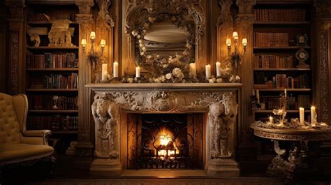 Image result for Library King County with Fireplace
