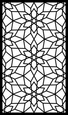 Toradh íomhá ar 4 Panel Geometric Vector