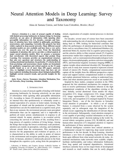 Image result for Attention Model Layers Deep Learning