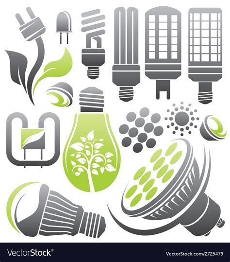 Toradh íomhá ar LED Bulb Vector Image