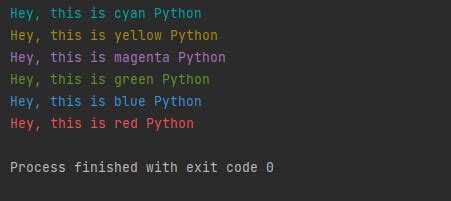 Image result for How to Do Red Writing in Python