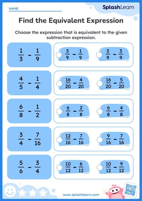 Toradh íomhá ar Equivalent Expressions Worksheet Grade 8