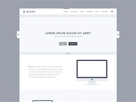 Image result for Empty Website Template HTML