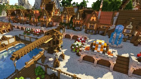 Image result for Minecraft Small Town Layout