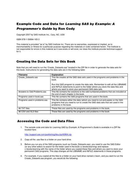 Image result for SAS Code Examples
