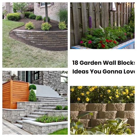 18 Garden Wall Blocks Ideas You Gonna Love | SharonSable
