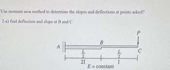 Slope and Deflection Using Moment Area に対する画像結果