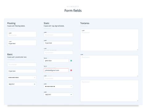 Toradh íomhá ar Dribble Form Design UI