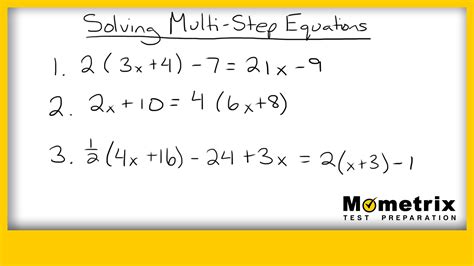 Solve Multi-Step Linear Equation に対する画像結果