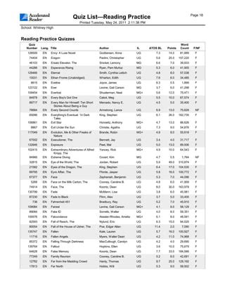 Toradh íomhá ar War and Peace AR Test Answers