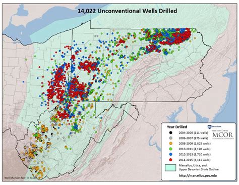 Toradh íomhá ar Marcellus Shale Fracking