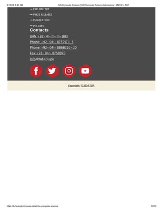 Toradh íomhá ar Admission Test Notes PDF for MS Computer Science